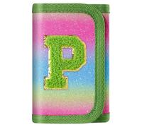sundee Novelty Wallets for Girls 6-8-10 Kids Wallet with Initials Alphabet Letter Series Personalized Coin Pocket for Teen Girl Gifts, P, 4.92 x 3.15 x 0.59 inches