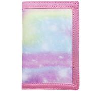 sundee RFID Trifold Canvas Outdoor Sports Wallet for Kids,Front Pocket Wallet with Magic Sticker, Kids Wallets for Girls -Girl 12