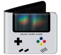 sundee Wallet for Boys with Zip Coin Pocket, Bi-Fold Slim Leather Purses for Men, Cartoon Cool Wallet with Cash ID Card Holder for Fans Teenagers Kids Birthday Gifts -Gray Gamepad