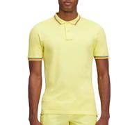 Sundek Brice Cotton Piqué With Tricolour Details Short Sleeve Polo Yellow L Men
