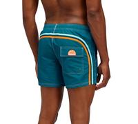 SUNDEK Mens Elastic Waist Boardshort, Swim Trunks 14" Length 5" Inseam, 01203 - Teal 03, M