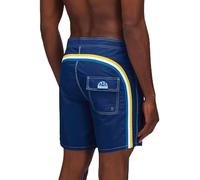 SUNDEK Mens Fixed Waist Boardshort, Swim Trunks 16" Length 7.5" Inseam, A1701 - Admiral, 34