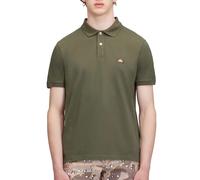 Sundek Stretch Piquet Cotton With Rainbow Patch Short Sleeve Polo Green L Men