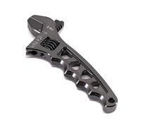 SUNDELY® Aluminum Anodized Adjustable Wrench Spanner Fitting Tool Straight Flat Jaw Locking AN3-3AN -4AN -6AN -8AN -10AN -12AN (Grey)