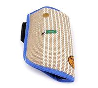 SUNDELY® Dog Bite Arm Sleeve Guard Safety Train Pillow for Training Police Young Working Dog Schutzhund German Shepherd Malinois Little Intermediate Size (Blue Edge)