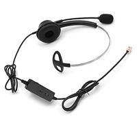 SUNDELY IP Office Phone Headset Earpiece RJ9 for Alcatel Avaya BT Converse Paragon Cisco Grandstream Mitel NEC Panasonic Polycom Snom Yealink Volume Control Adjustable Mic Monaural Noise Cancelling