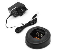 SUNDELY® Rapid Desktop Charger for Motorola Radio GP328 GP340 GP680 GL2000 EX560 HT750 MTX850 PRO7150 PTX700 Walkie Talkie HTN9000 Ni-MH Ni-CD Li-ion Battery Charging Dock Cradle Base Station Quick