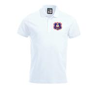 Sunderland 1937 Retro Football Polo Embroidered Logo White