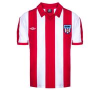 Sunderland 1978 Umbro Retro Football Shirt Pique Red/White Small Cotton