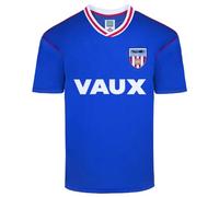 Sunderland 1990 Retro Football Away Shirt Blue XS Polyester