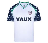 Sunderland 1992 FA Cup Retro Away Football Shirt White Medium Polyester