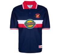 Score Draw Sunderland 1999 Away Retro Football Shirt Navy/Red X-Large Polyester