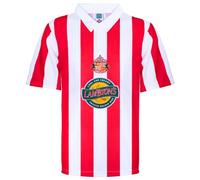Sunderland 1999 Retro Football Shirt Red/White Large Polyester
