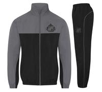 Sunderland AFC Boy's Kids Jacket & Pants Tracksuit Set in Grey | Size: 6-7 Years Sunderland AFC Grey 6-7 Years