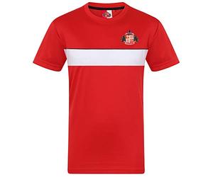 Sunderland AFC Official Football Gift Mens Poly T-Shirt Red XXL