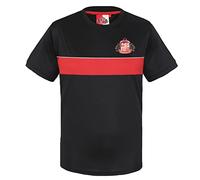 Sunderland AFC Official Gift Boys Poly T-Shirt Black 4-5 Years