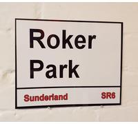 Sunderland Fc Roker Park Street Sign Street Sign 8X12 Inches