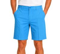 Sunderland of Scotland Mens Golf Shorts: Technical, Comfort, Mechanical Stretch, Crease Resistant, Moisture Wicking Shorts for Golf, Work, Travel (UK, Waist, 32, Regular, Regular, Hazy Blue)