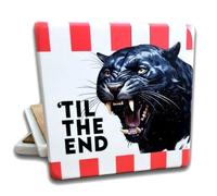 Sunderland Til the end black Cat, 2025 Championship play-off Final,Wembley, Sunderland 2 vs 1 Shefield Utd Marble coaster (Till the End)