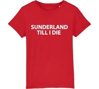 Sunderland Till I Die - Childrens/Kids 100% Organic Cotton T-Shirt - Red - 12-13 Years