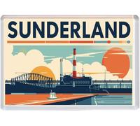 Sunderland - Tyne & Wear - Jumbo Artistic Fridge Magnet 96 x 67mm BBSFHM3242