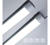 Sundertech LED Batten Light 2FT, Integrated Tube Light 0.6m [Pack of 2] Cool White 6500K for Kitchen Office Shed Cellar Basement