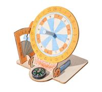Sundial Model Kit Ancient Solar Clock Time Calculation Science Experiment | Physics Science Experiment Materials, Hands-On Assembly Set, STEAM Educational Maker Package For Classroom & Homeschool