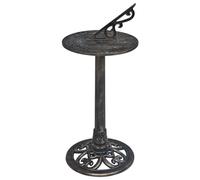 Sundial Plastic Elegant Garden Outdoor Backyard Sundials Bronze/Green vidaXL