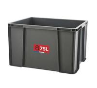 Sundis MASTER BOX, 75L - Modular and stackable - Anthracite grey