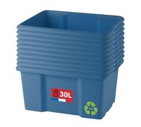 Sundis Plastic Storage Bin 30 L x 10 Blue L 46.5 x H 23 cm