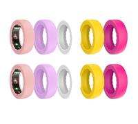 SUNDO Cover Case Compatible with Oura Ring Gen 4/Gen 3/Samsung Galaxy/RingConn/ULTRAHUMAN, Anti-Scratch Elastic Silicone Protector Accessories for Men Women Working Out Gym