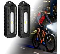 Sundonix Dog Walking Torch for Night Walking - Body Chest Wrist Light for Runners Led Flashlight Hands Free Night Running Safety for The Dark Rechargeable Portable Camping Hiking (Black#2)