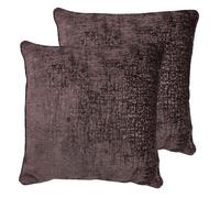 Sundour Belmont Filled Cushion 55x55cm - 2 - Aubergine