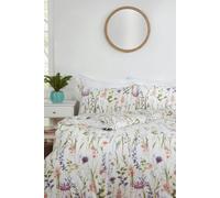 Sundour Cheshire Floral Duvet Cover Bedding Set - Multi - King