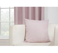 Sundour Eclipse - 100% Blackout Thermal Self-Lined Curtains - Eyelet - 100% Polyester (Rose, Cushion Cover - 18'' X 18'' (Single))