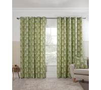 Sundour Esher Light Filtering Curtains Green 46x72