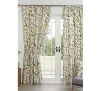 Grove Ready Made Curtains - Fully lined Sundour Green 117cm width x 137cm drop