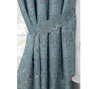 Sundour Kyoto Jacquard Pair of Tie Backs Blue