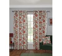 Sundour Linden Eyelet Curtains in Cream | Size: 229 cm width x 183 cm drop Sundour Cream 229 cm width x 183 cm drop