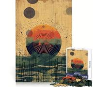 Sundown Fields 1000 Pieces Jigsaw Puzzles for Adults Recall Upgrade Stress Relief Tight Cut Santa Wish Pick 50x75cm