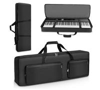 SUNDOY 88 Key Keyboard Gig Bag for Electric Piano, Keyboard Backpack Case Made from 600D Oxford with 10mm Full Cotton Padded, Durable for Use (138x18x38-cm)