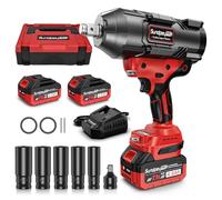 SundpeyPRO 2100N·m Cordless Impact Wrench - 3/4 Inch Brushless High Torque Impact Gun with RSS Mode & 2 x 4000mAh Battery & Fast Charger & Case - 21V Power Impacts Driver for Car Truck Home Heavy Duty