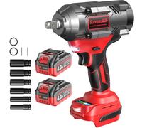 SundpeyPRO 21V Brushless 1/2-Inch Cordless Impact Wrench 1480N·m with Case