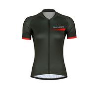 Sundried Women's Short Sleeve Cycle Jersey Road Bike Cycling Top Ladies Mountain Bike Shirt (Grey, L)