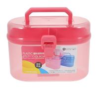 Sundry Organizer Double Layer Handheld Storage Box School Season Decor