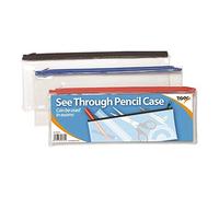 Sundry Pencil Case, 330 mm x 125 mm, Clear, Pack of 12