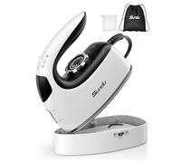 Sundu Mini Travel Iron with Steam,1000W Portable Steamer Samll Iron for Quilting & Sewing,300 Microsteam Holes,90ml water tank,lockable safety base,Digital Temperature Control-Black