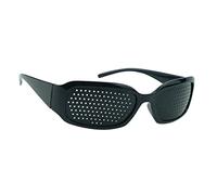 Suneast Eye Exercise Pinhole Glasses, Vision Care Eyesight Improve Glasses Unisex Anti-fatigue Eyewear for Eyesight Training Strengthening - Black - Style 2