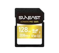 SUNEAST Japan 128GB SD Card for Cameras, SDXC Memory Card V30 UHS-I | Up to 208MB/s Read, 115MB/s Write, V30 U3 C10, Sustained Performance for 4K Video Recording, Digital Cameras