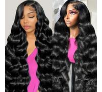 Sunelk 30 Inch 13x6 Lace Front Human Hair Wig 200 Density Body Wave HD Wigs with Lace Front Human Hair Wigs Pre Drawn Wigs Without Glue